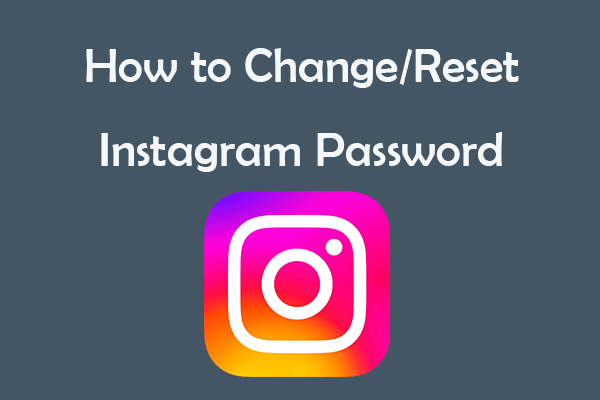 how to change instagram password